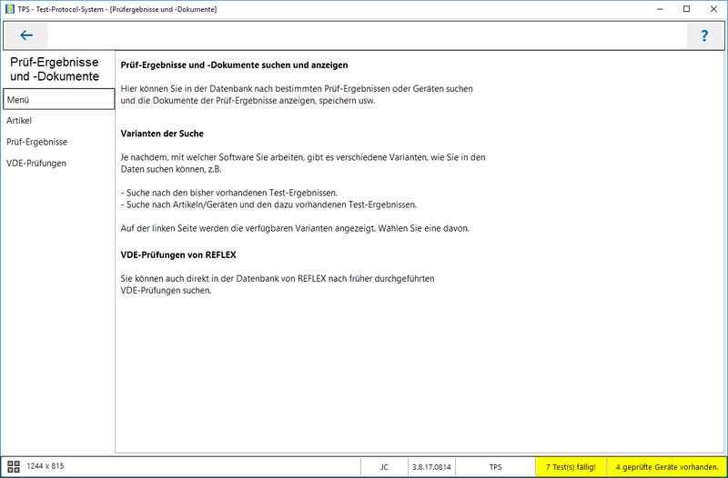 VDE Prüfung TPS Menü Prüfergebnisse und Dokumente.png